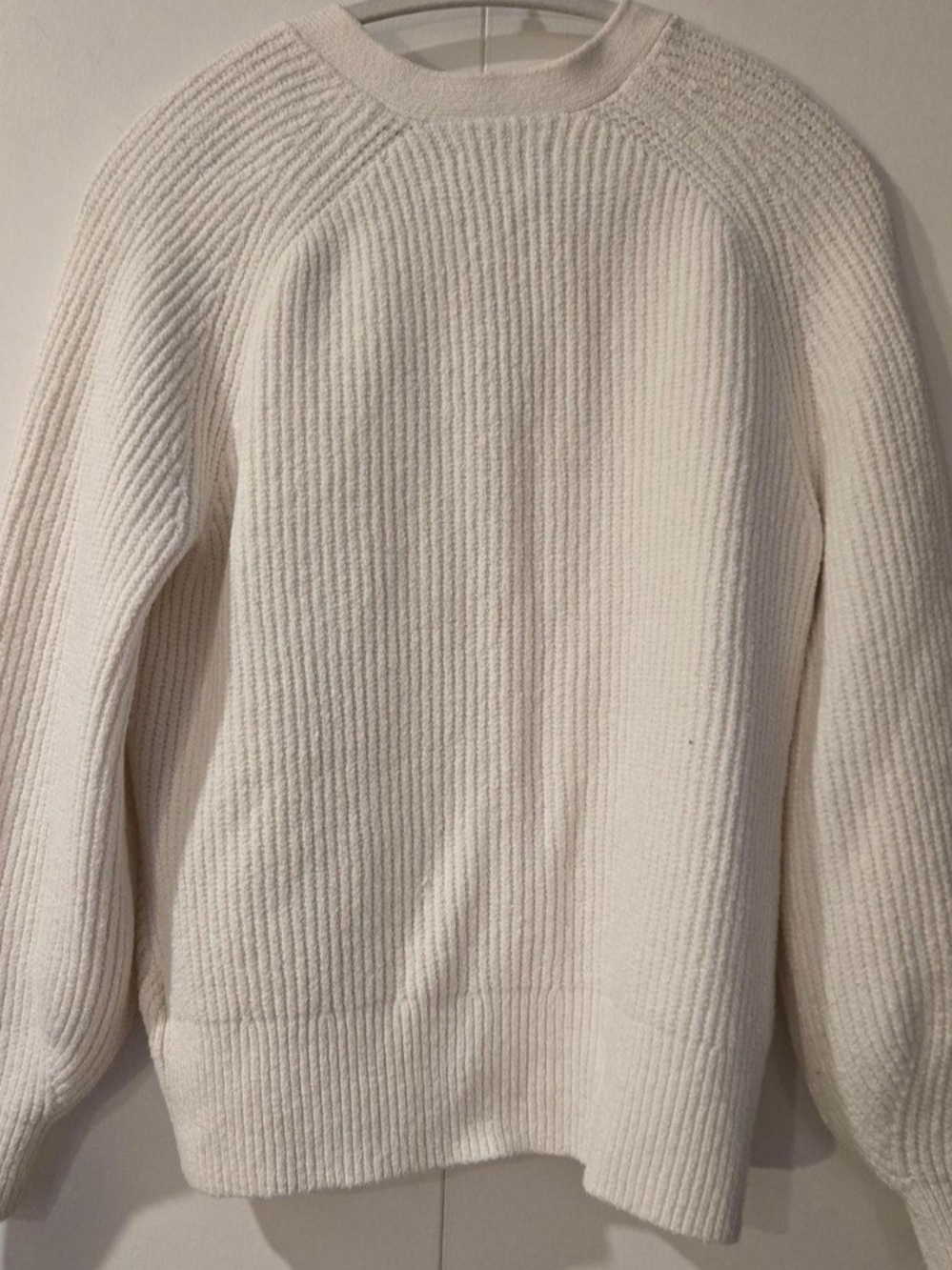 Amazon Essentials Cream V-Neck Ribbed Button Cardigan - Picture 2 of 4